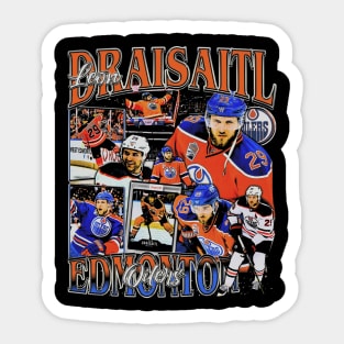 Leon Draisaitl Vintage Bootleg Sticker